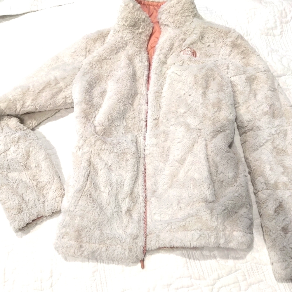 *Reversible * North face zip up